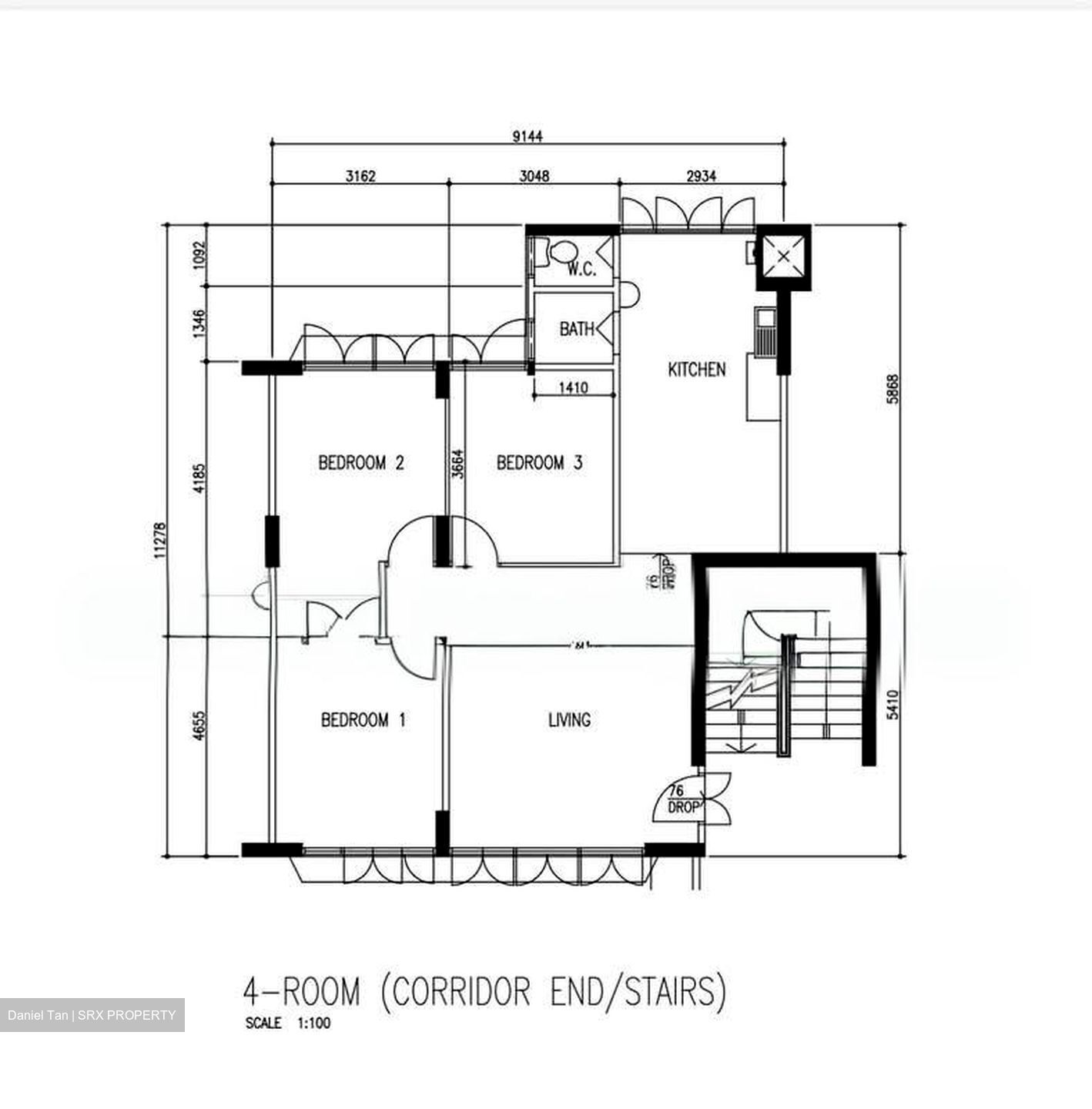 Blk 23 Mount Faber View (Bukit Merah), HDB 4 Rooms #581320221